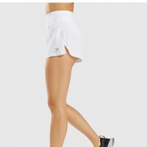Gymshark | White Athletic Speed Shorts great condition Sz Medium